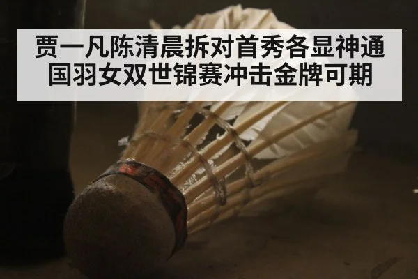 贾一凡陈清晨拆对首秀各显神通 国羽女双世锦赛冲击金牌可期